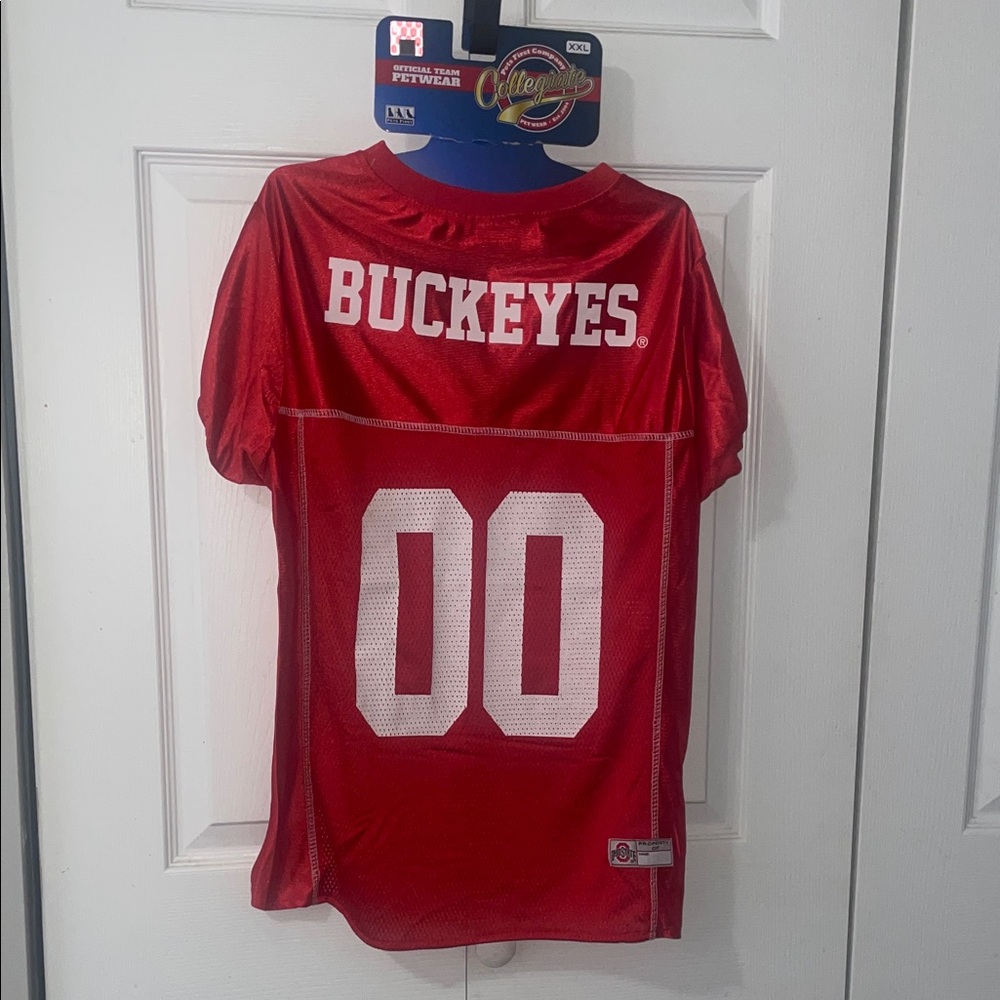 OSU Buckeyes Red XXL Dog Jersey